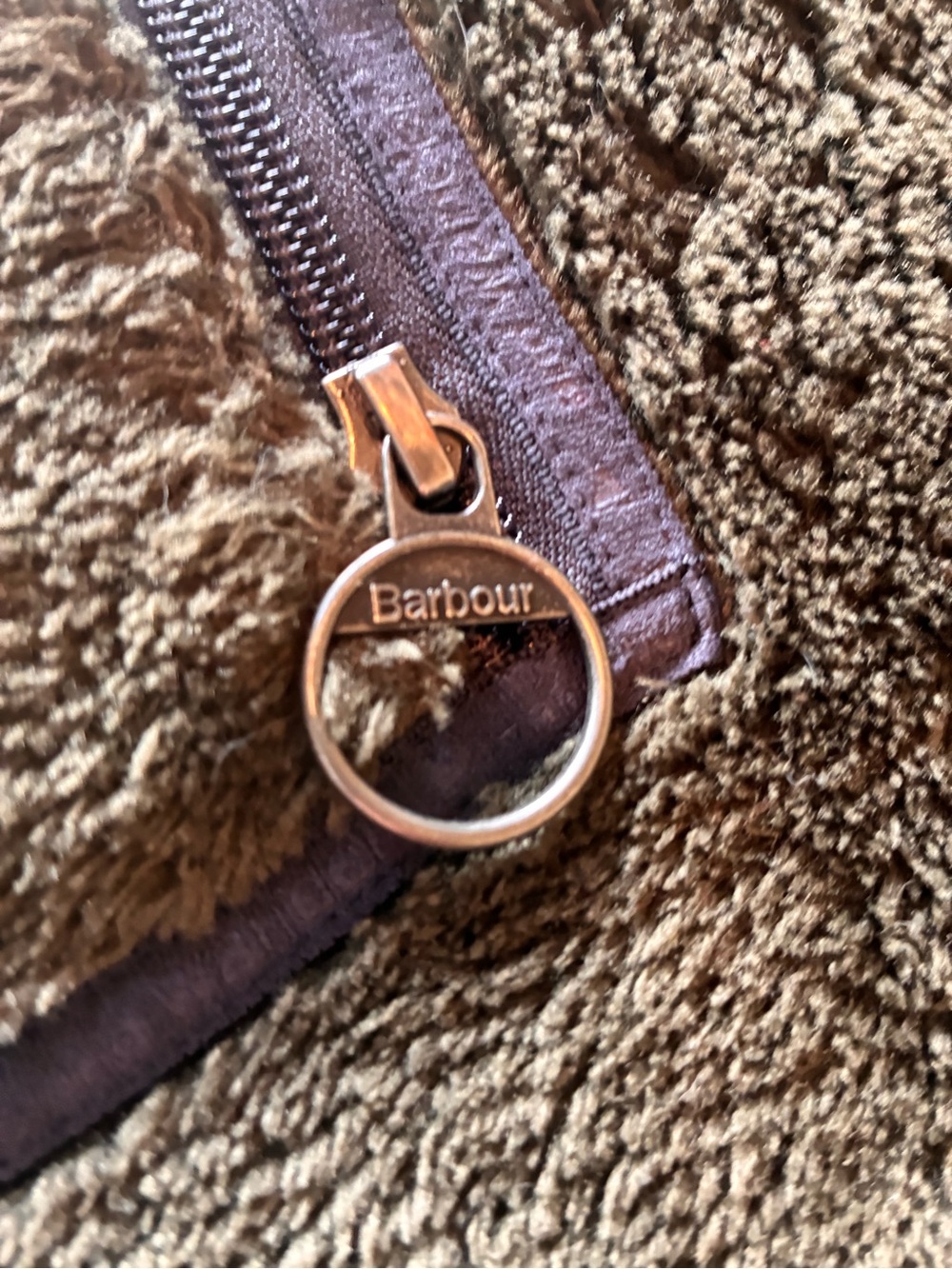 Barbour Olive Green Fleece and Nylon Panel Joggers - Picture 6 of 6
